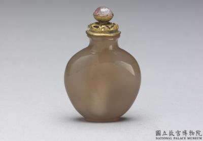 图片[2]-Chalcedonyflat snuff bottle,18th century, Qing dynasty-China Archive